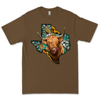 Cacao texas map highland cow Premium Tee - Jasminsmagicworld