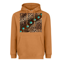 Meerkat leopard gemstone leather Heavyweight Hoodie - BarkalooDesign