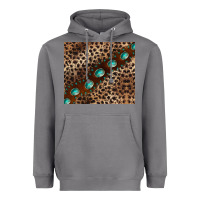 Storm leopard gemstone leather Heavyweight Hoodie - BarkalooDesign