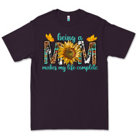 Plum Being a Mom Makes My Life Complete Premium Tee - texasbilliewilder