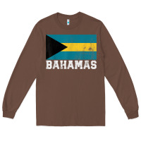 Chestnut Bahamas Flag Country Men Women Kids Christmas Gift Family Long Sleeve Tee - longCreatives