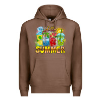 Chestnut Hello Summer Premium Hoodie - CowhideDigitalArt