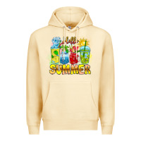 Pina Colada Hello Summer Premium Hoodie - CowhideDigitalArt