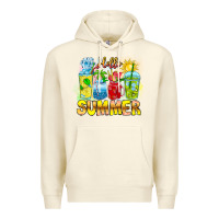 Sandshell Hello Summer Premium Hoodie - CowhideDigitalArt