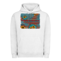 Pigment Lunar Rock sunflower gemstone serape background Urban Hoodie - AdoDesignShop