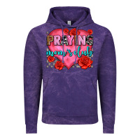 Cloud Purple praying moms club olivia Vintage Hoodie - OliviaCreatesArt