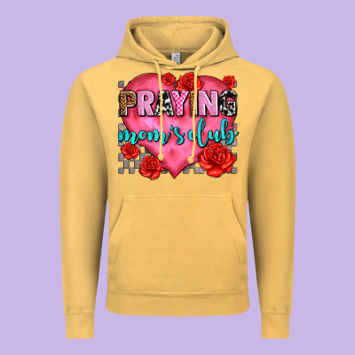 Praying Moms Club Olivia Vintage Hoodie Designed By Oliviacreatesart