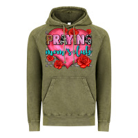 Vintage Olive praying moms club olivia Vintage Hoodie - OliviaCreatesArt
