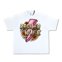 White Spoiled Wife Mother's Day Urban Heavy Tee - CowGirlArtShop