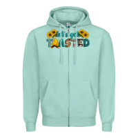 Seafoam let's get toasted Zipper Hoodie - Artiststas