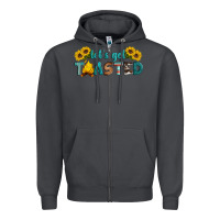 Smoke let's get toasted Zipper Hoodie - Artiststas