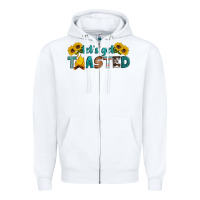 White let's get toasted Zipper Hoodie - Artiststas