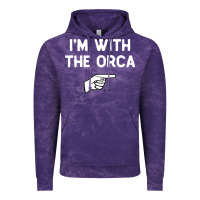 Cloud Purple im with the orca costume halloween matching party Vintage Hoodie - longCreatives