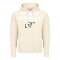 Vintage Artic im with the orca costume halloween matching party Vintage Hoodie - longCreatives