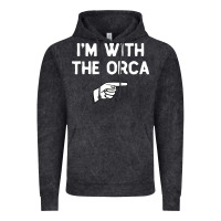 Im With The Orca Costume Halloween Matching Party Vintage Hoodie | Teevron
