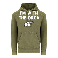 Vintage Olive im with the orca costume halloween matching party Vintage Hoodie - longCreatives
