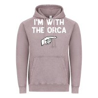 Vintage Zinc im with the orca costume halloween matching party Vintage Hoodie - longCreatives