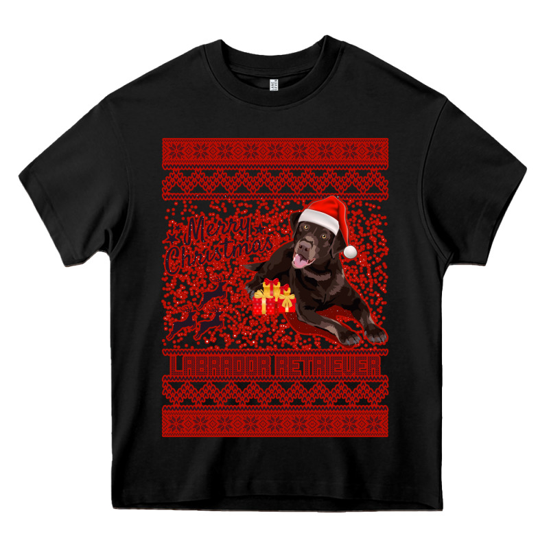 Merry Christmas Labrador Retriever Heavy Core Tee by Bettercallsaul | Teevron