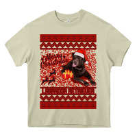 Mossy Merry Christmas Labrador Retriever Heavy Core Tee - Bettercallsaul
