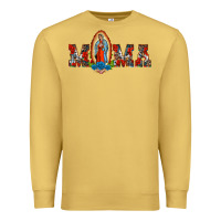 Antique Gold mama our lady of guadalupe Premium Sweatshirt - BarkalooDesign