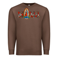 Chestnut mama our lady of guadalupe Premium Sweatshirt - BarkalooDesign