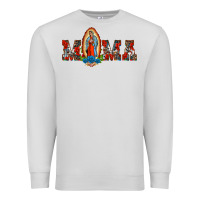 Dove Grey mama our lady of guadalupe Premium Sweatshirt - BarkalooDesign