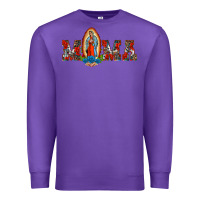 Purple mama our lady of guadalupe Premium Sweatshirt - BarkalooDesign