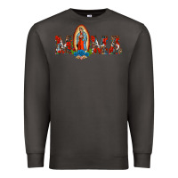 Smoke mama our lady of guadalupe Premium Sweatshirt - BarkalooDesign