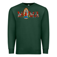 Sports Green mama our lady of guadalupe Premium Sweatshirt - BarkalooDesign