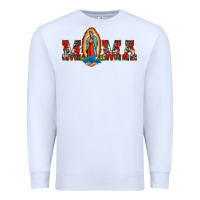 White mama our lady of guadalupe Premium Sweatshirt - BarkalooDesign