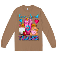 Toasted Coconut One Loved Teacher Valentines Day Cold Drink Frappe Long Sleeve Tee - FaDigitalArtStudio