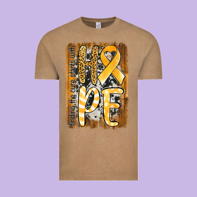 Finding The Cure Starts With Hope Childhood Cancer Awareness  With Bac Vintage Tee Designed By Jasminsmagicworld