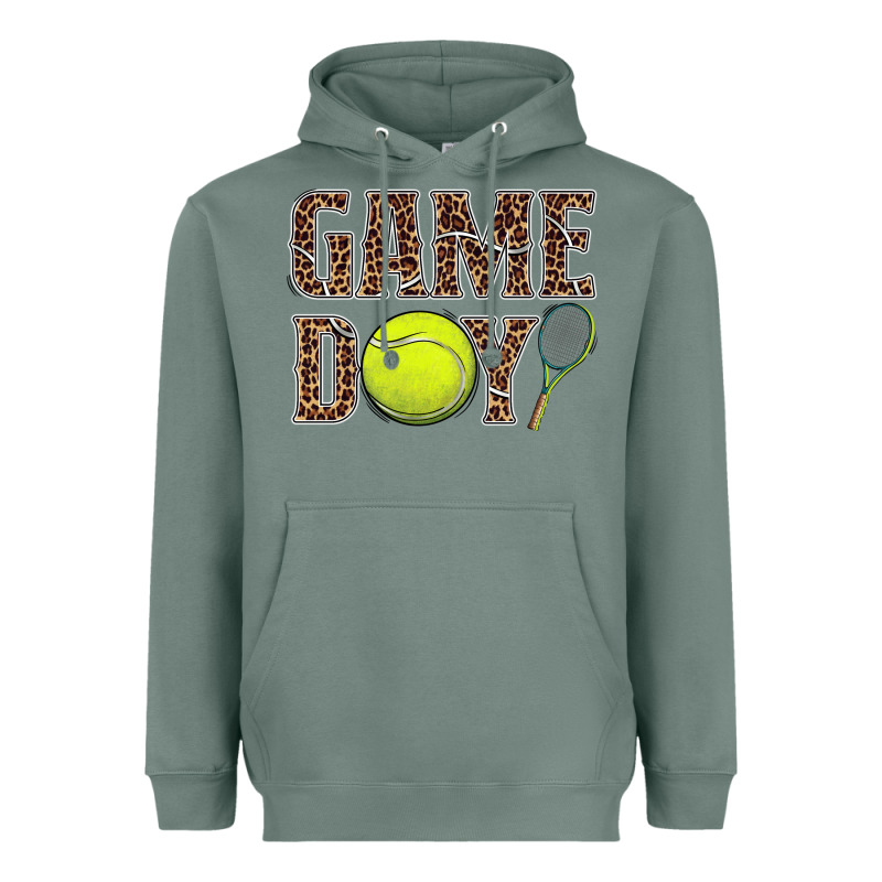Tennis Game Day Heavyweight Hoodie by BarkalooDesign | Teevron