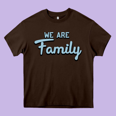 We Are Family Heavy Core Tee Designed By Bettercallsaul