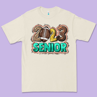 2023 Senior Football Premium Tee Designed By Nancycooperartshop