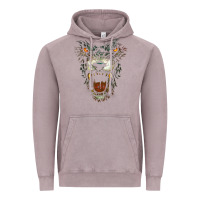 Vintage Zinc Werewolf Face Lycan Gothic Horror Occult Scary Halloween Vintage Hoodie - longCreatives