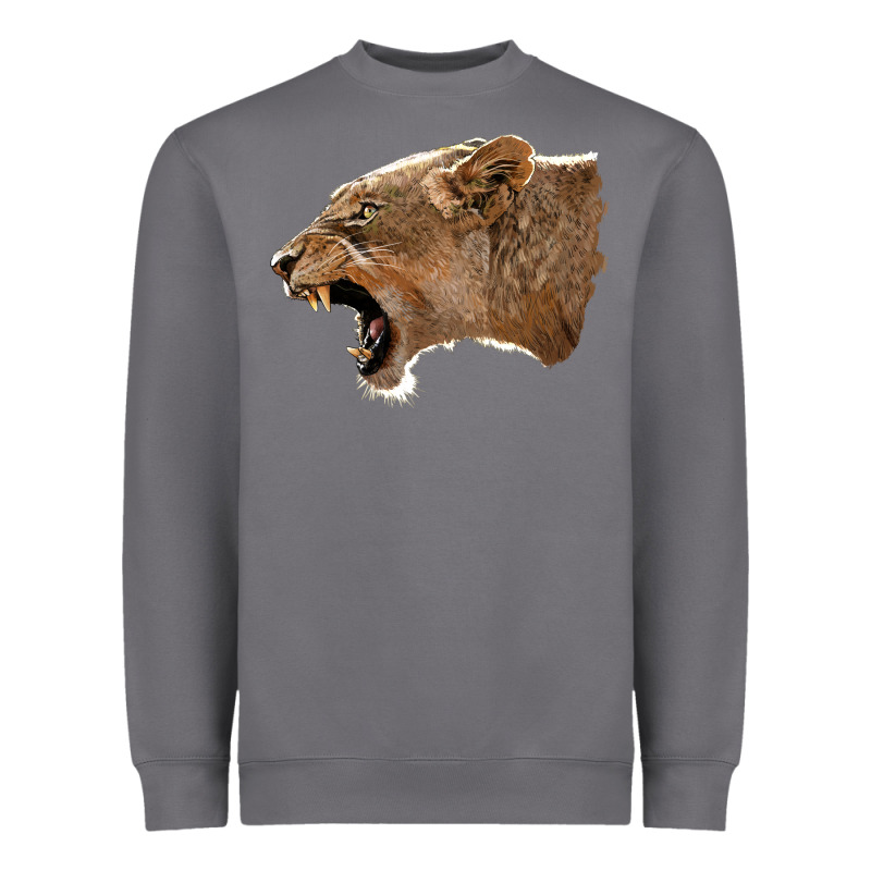 Puma Head Heavyweight Sweatshirt by LillyAllenDesigns | Teevron