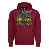 Burgundy back that thing up Zipper Hoodie - Artiststas