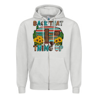 Dove Grey back that thing up Zipper Hoodie - Artiststas
