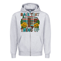 Heather Grey back that thing up Zipper Hoodie - Artiststas
