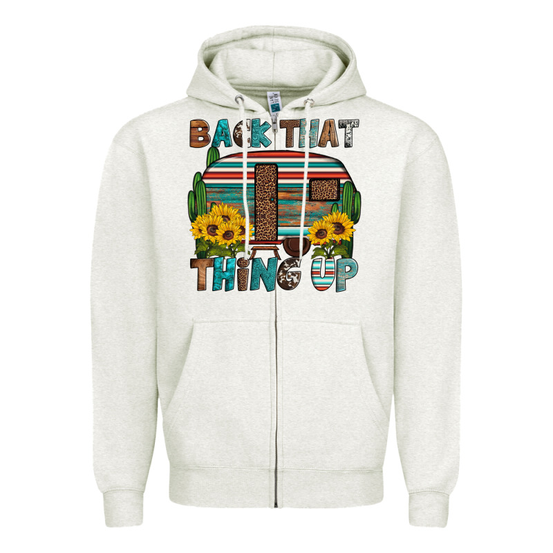 Back That Thing Up Zipper Hoodie by Artiststas | Teevron