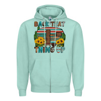 Seafoam back that thing up Zipper Hoodie - Artiststas