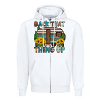 White back that thing up Zipper Hoodie - Artiststas