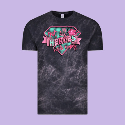 Not All Heroes Wear Capes Vintage Tee Designed By Cowgirlartshop