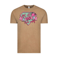 Vintage Coffee not all heroes wear capes Vintage Tee - CowGirlArtShop