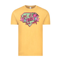 Vintage Mustard not all heroes wear capes Vintage Tee - CowGirlArtShop
