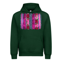 Forest Green valentine's day floral leopard brushstroke Urban Hoodie - AdoDesignShop
