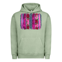 Pigment Oil Green valentine's day floral leopard brushstroke Urban Hoodie - AdoDesignShop