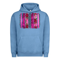 Pigment Pebble Blue valentine's day floral leopard brushstroke Urban Hoodie - AdoDesignShop