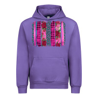 Tulip valentine's day floral leopard brushstroke Urban Hoodie - AdoDesignShop